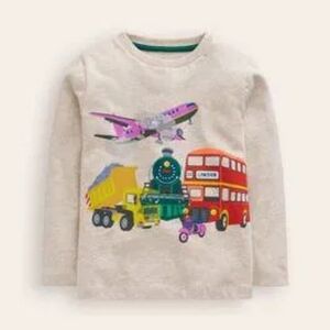 NWT Mini Boden Size 4 - 5 Years Printed Logo Tshirt!